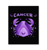 Cancer Wrapped Canvas 8x10 | Zodiac Series 2 - Beyond T-shirts